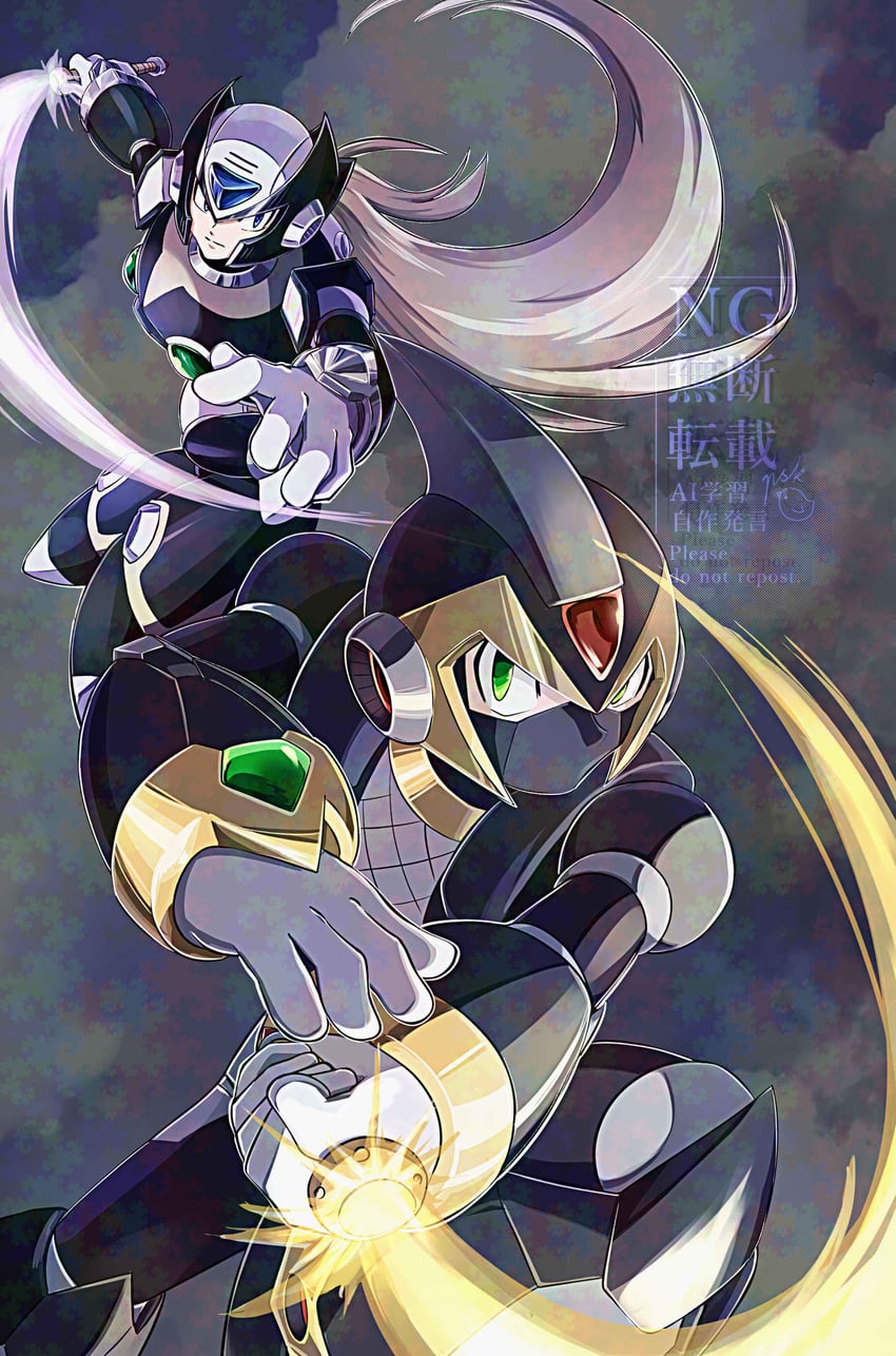 zero, x, black zero, and shadow armor x (mega man and 1 more) drawn by dwn0001130