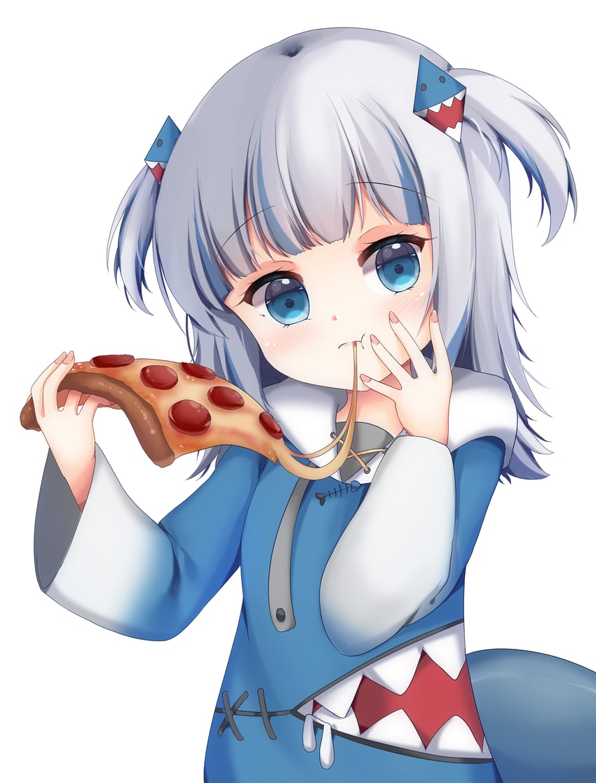 gawr gura (hololive and 1 more) drawn by grandapple71