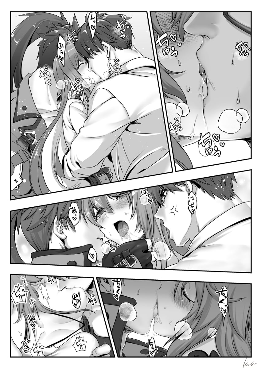 jack-o' valentine and sol badguy (guilty gear and 1 more) drawn by kusu_(moo1225)