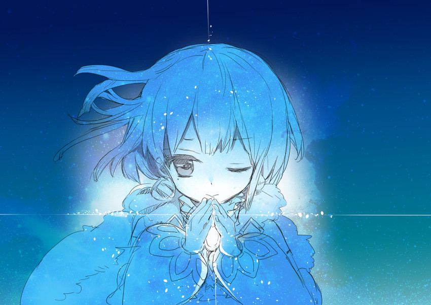 lapis lazuline (mahou shoujo ikusei keikaku and 1 more) drawn by edoya_pochi