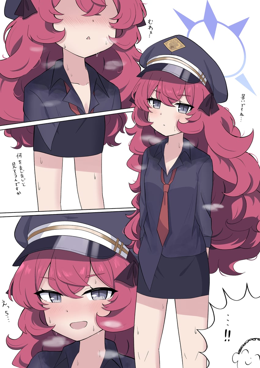 sensei, doodle sensei, and iroha (blue archive) drawn by koucha_(sr4ez)