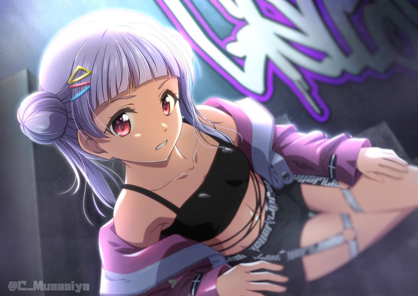 arashi chisato (love live! and 1 more) drawn by musashiya_chougenbou
