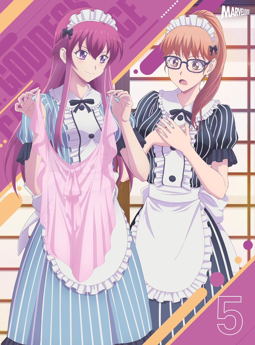 makuzawa ouka and yoshino hekiru (megami no cafe terrace and 1 more) drawn by noguchi_masatsune