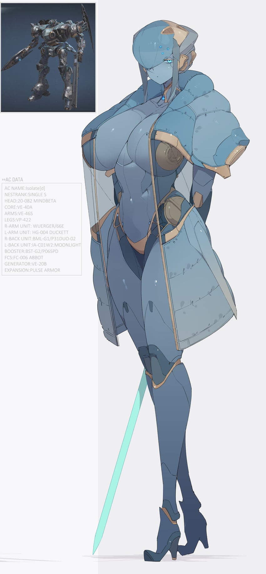 armored core and 1 more drawn by ub1mo
