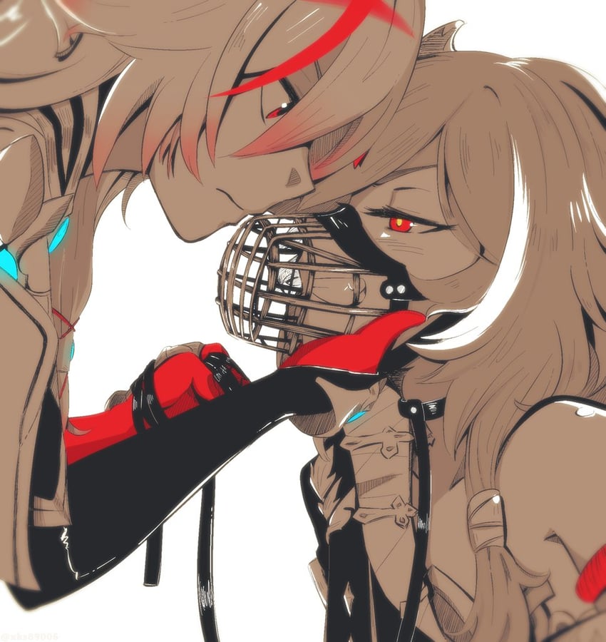 fu hua and herrscher of sentience (honkai and 1 more) drawn by xkaishaku