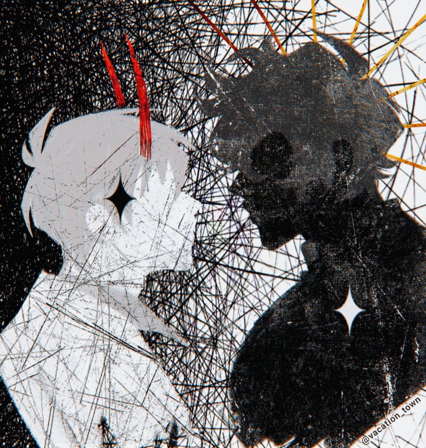 kim dokja and yoo joonghyuk (omniscient reader's viewpoint) drawn by vacation_town
