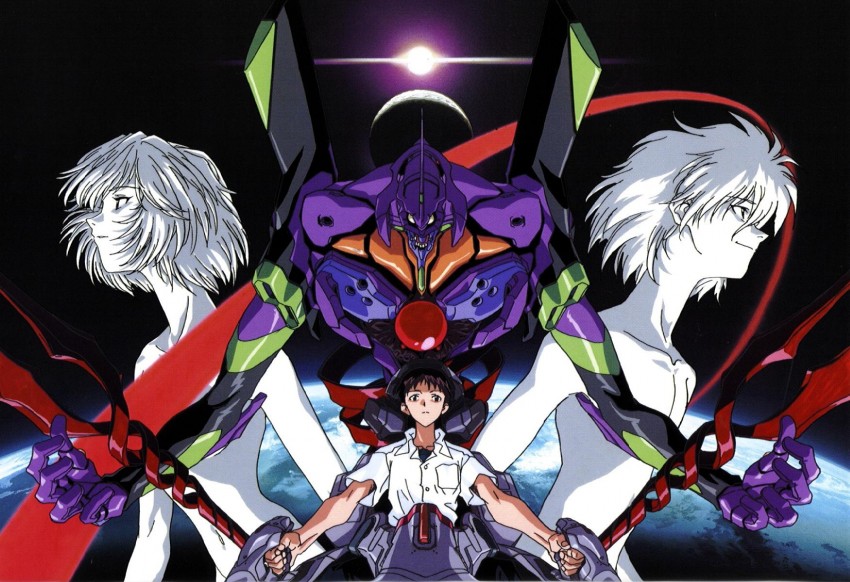 ayanami rei, ikari shinji, nagisa kaworu, and lilith (neon genesis evangelion and 1 more)