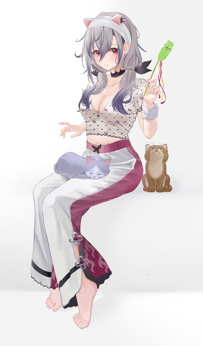 isaki riona (hololive and 1 more) drawn by nekoi_(nekoi_0116)