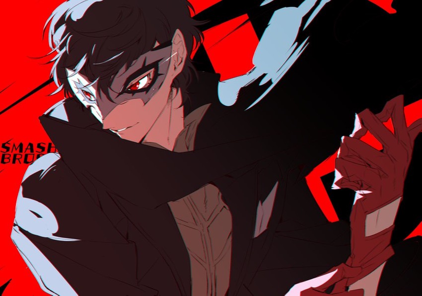 amamiya ren and joker (persona and 2 more) drawn by ayyataka
