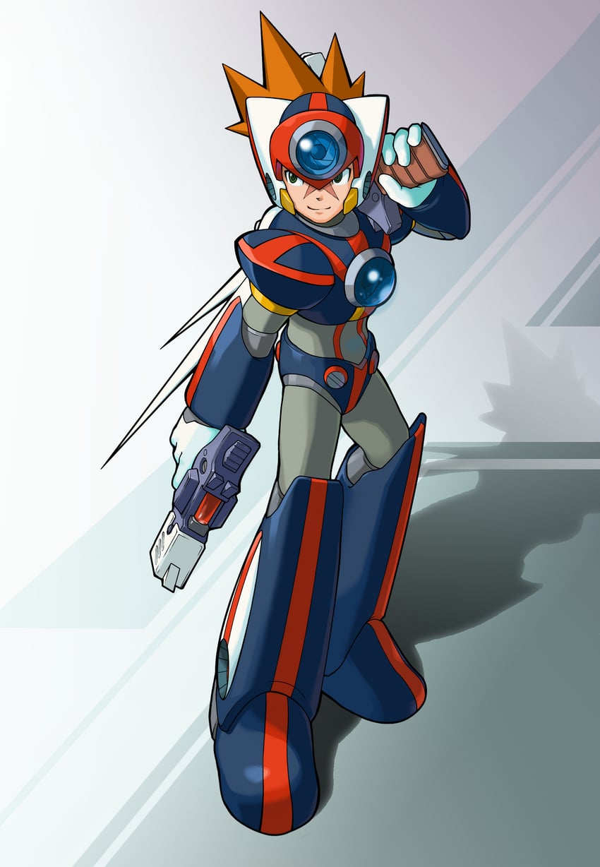 axl (mega man and 1 more) drawn by samatsida