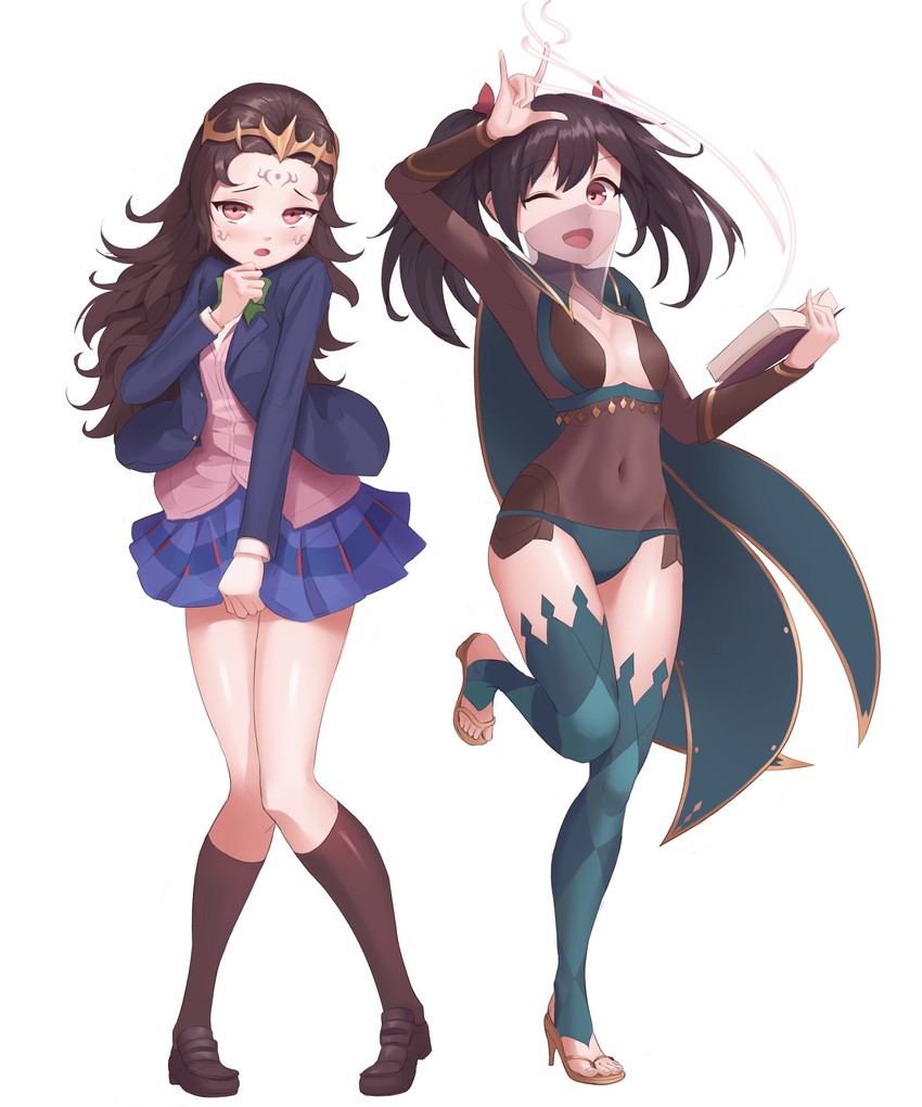 yazawa nico and nyx (love live! and 3 more) drawn by awan0918