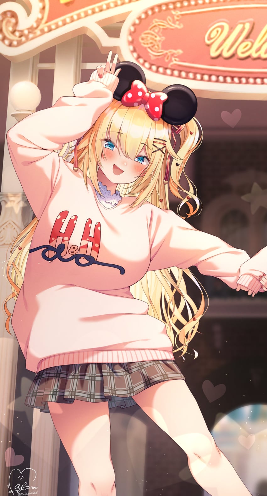 akai haato (hololive and 1 more) drawn by magowasabi