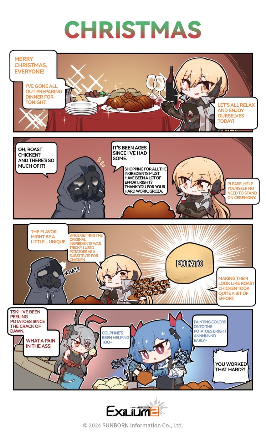 commander, ots-14, groza, colphne, and krolik (girls' frontline and 1 more) drawn by madcore