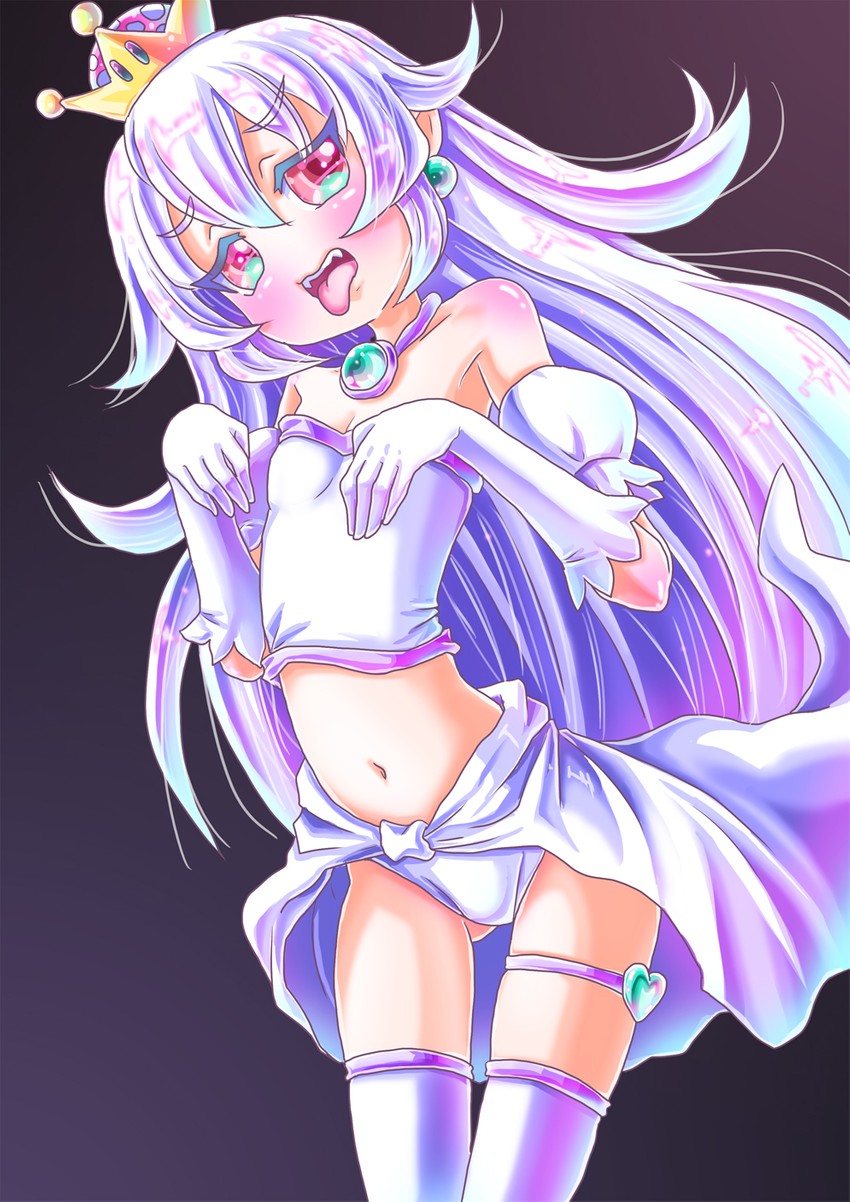 princess king boo (mario and 2 more) drawn by renaoka