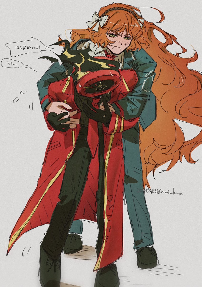 ishmael and dante (project moon and 1 more) drawn by komin_kuma