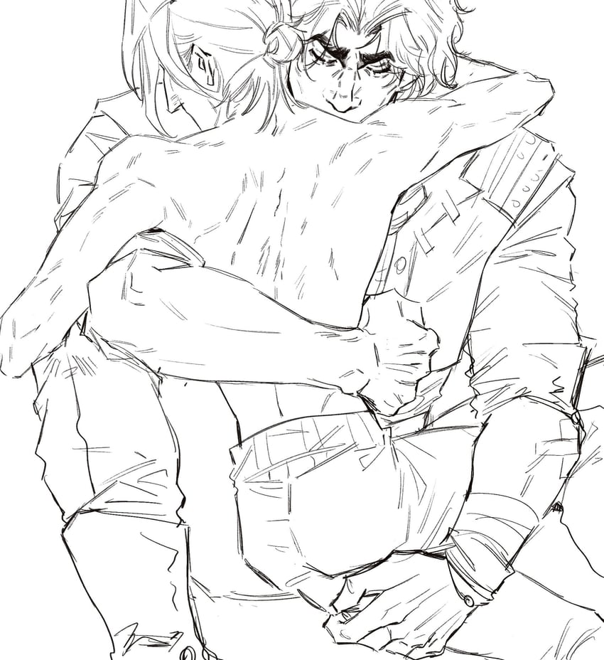 silco and vander (league of legends and 1 more) drawn by marchescapade
