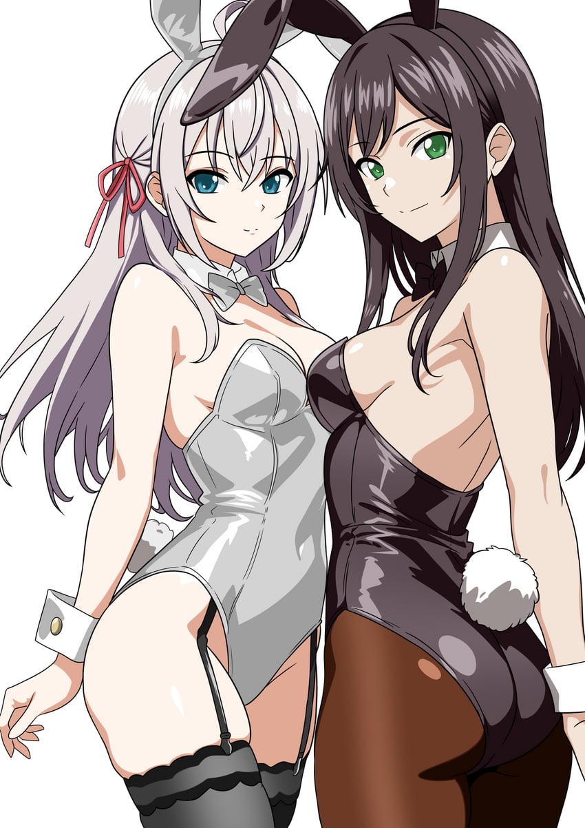 alisa mikhailovna kujou and alina clover (tokidoki bosotto roshia-go de dereru tonari no alya-san and 1 more) drawn by yuuyuu_(3jjbn)