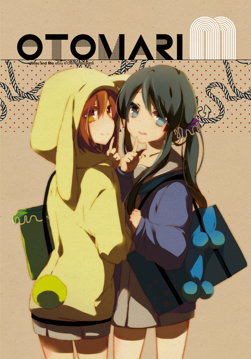 akiyama mio and tainaka ritsu (k-on!) drawn by haruna_mahiru