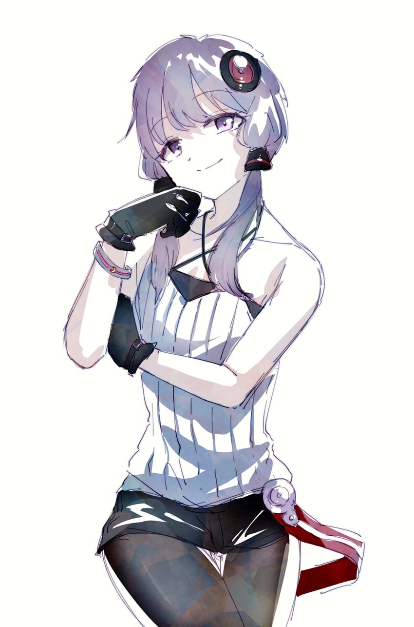 yuzuki yukari (voiceroid and 1 more) drawn by pty