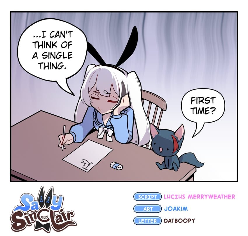 sally sinclair and merry (original) drawn by jowa and merryweather