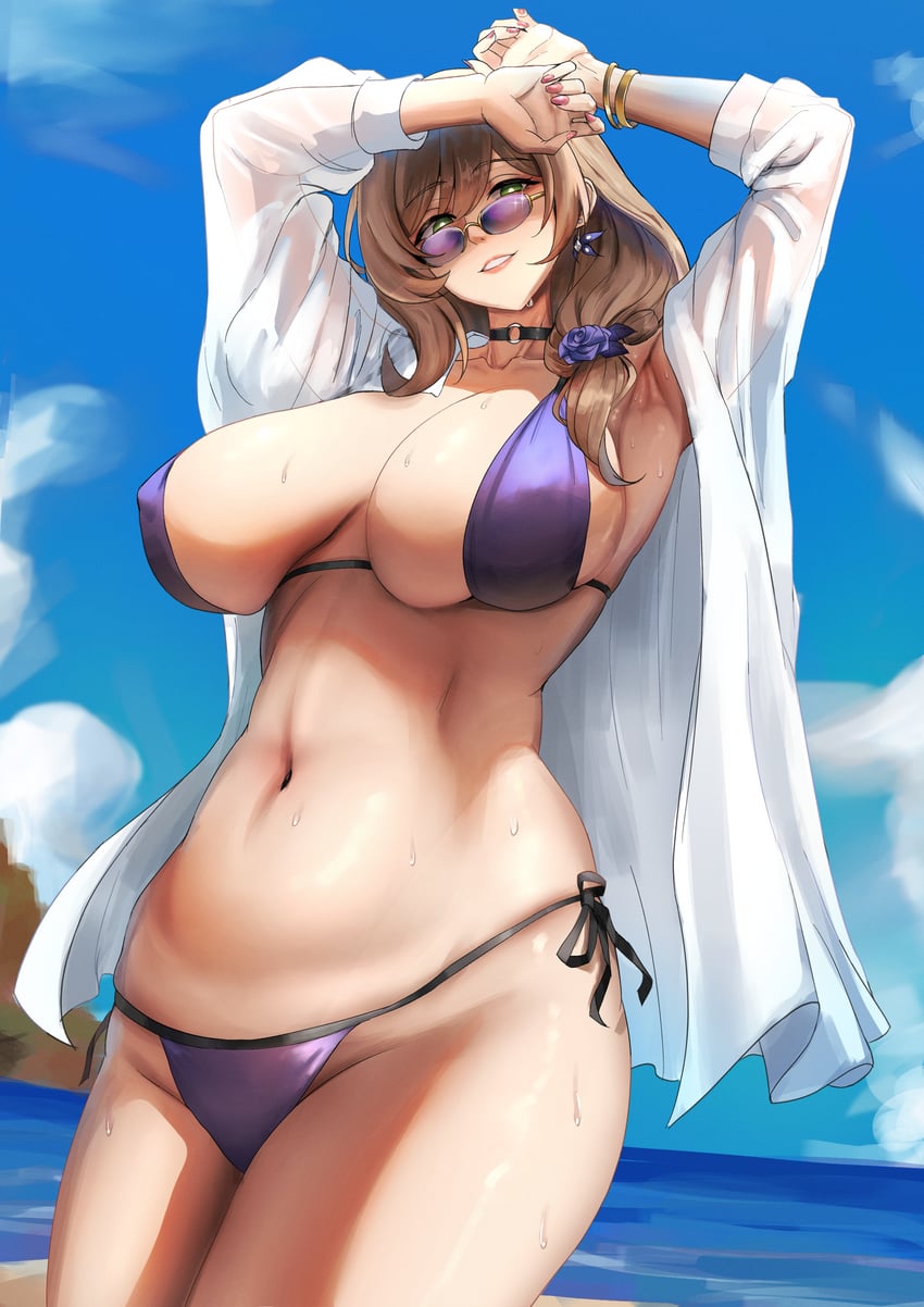 lisa (genshin impact) drawn by hans-kun