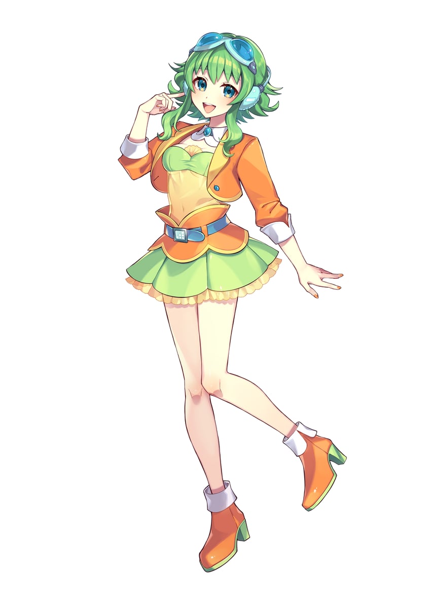 gumi (vocaloid and 1 more) drawn by nou_(nounknown)