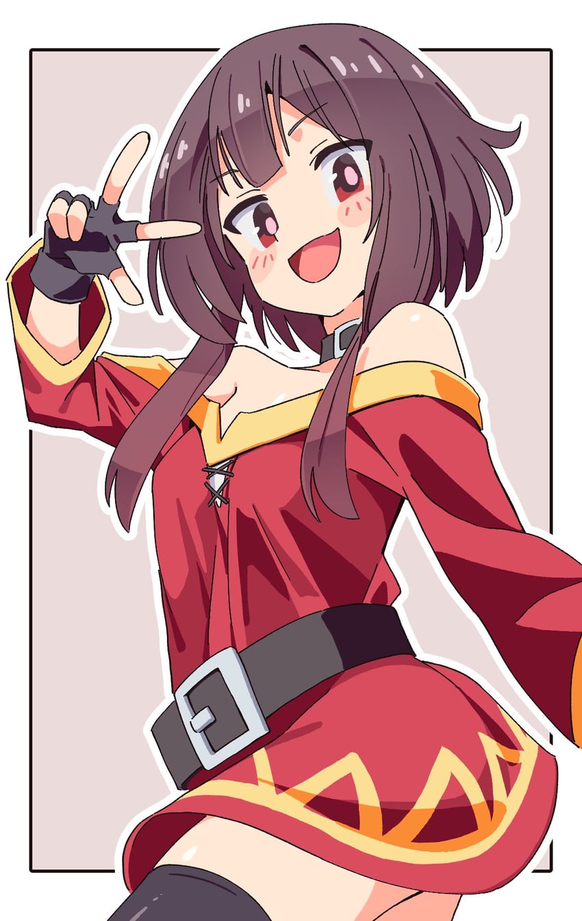 megumin (kono subarashii sekai ni shukufuku wo!) drawn by noyama_takenoko