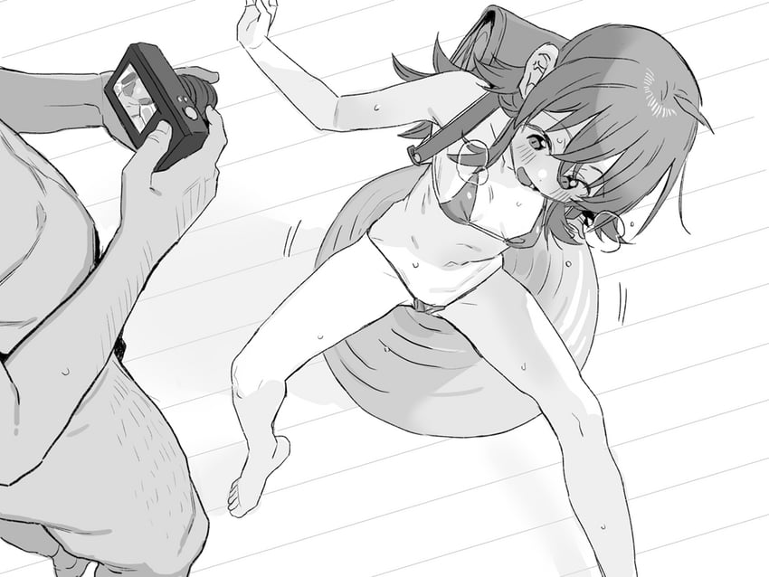 komiya kaho (idolmaster and 1 more) drawn by barbarian_tk