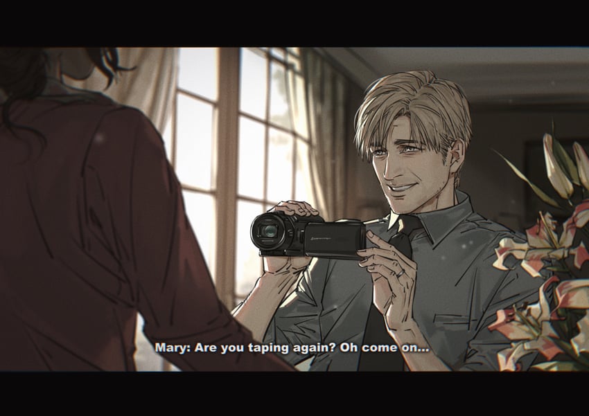 james sunderland and mary shepherd-sunderland (silent hill and 1 more) drawn by nyeigneous