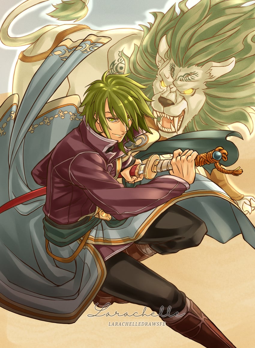 stefan and soan (fire emblem and 2 more) drawn by larachelle