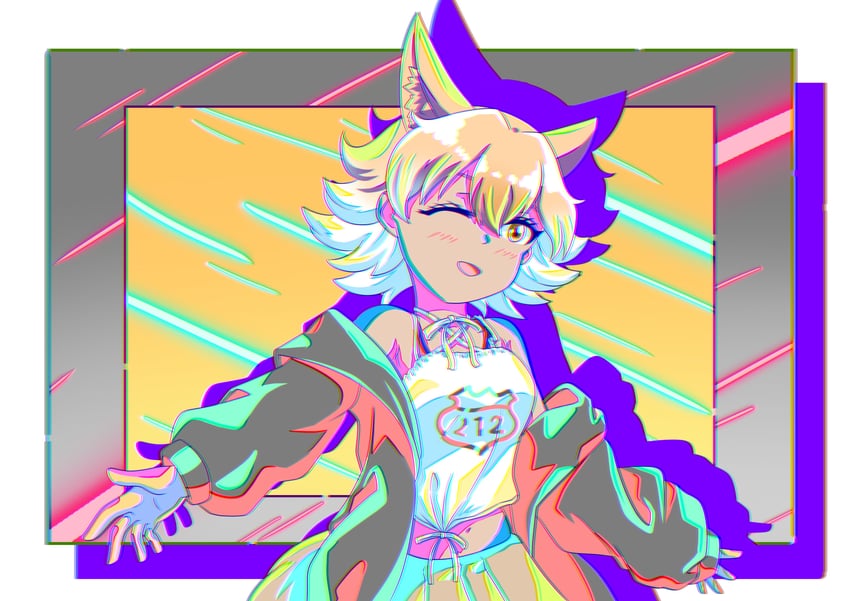 coyote (kemono friends and 1 more) drawn by tutti_tutio