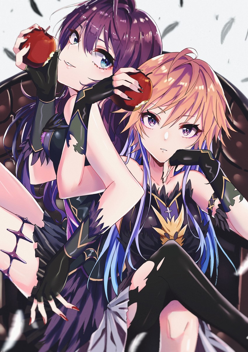 ichinose shiki and ninomiya asuka (idolmaster and 1 more) drawn by mek_number