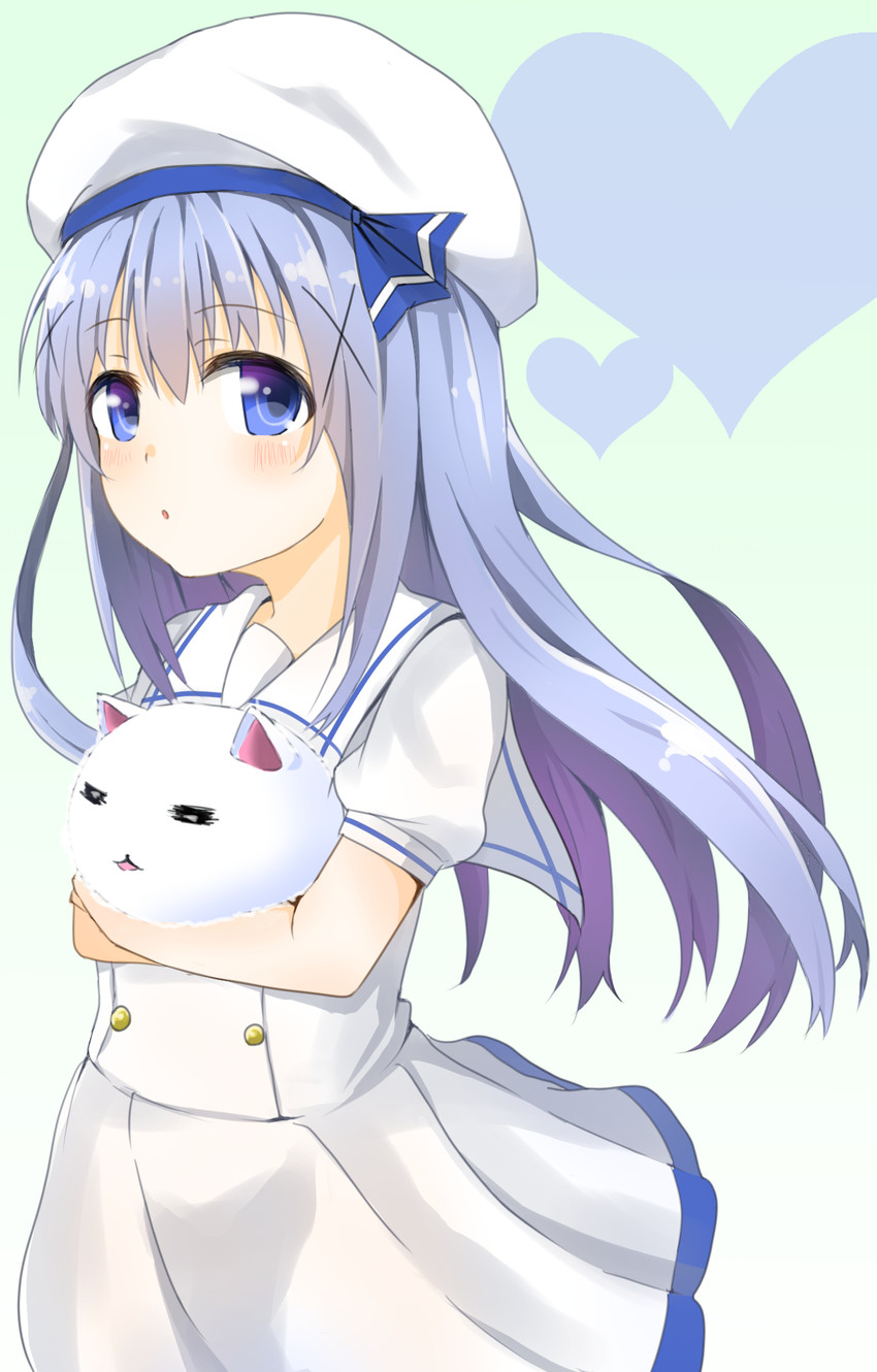 kafuu chino and tippy (gochuumon wa usagi desu ka?) drawn by hashiko_nowoto