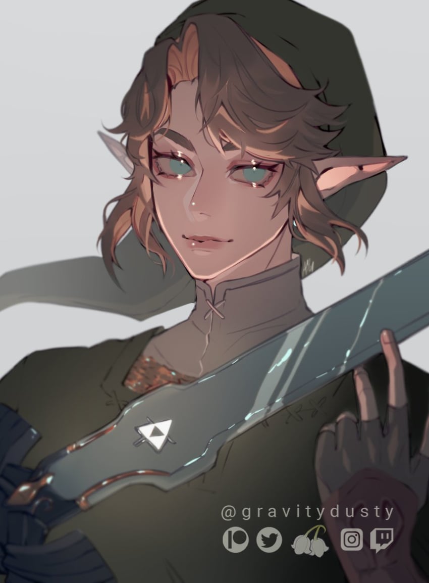 link (the legend of zelda and 1 more) drawn by gravitydusty