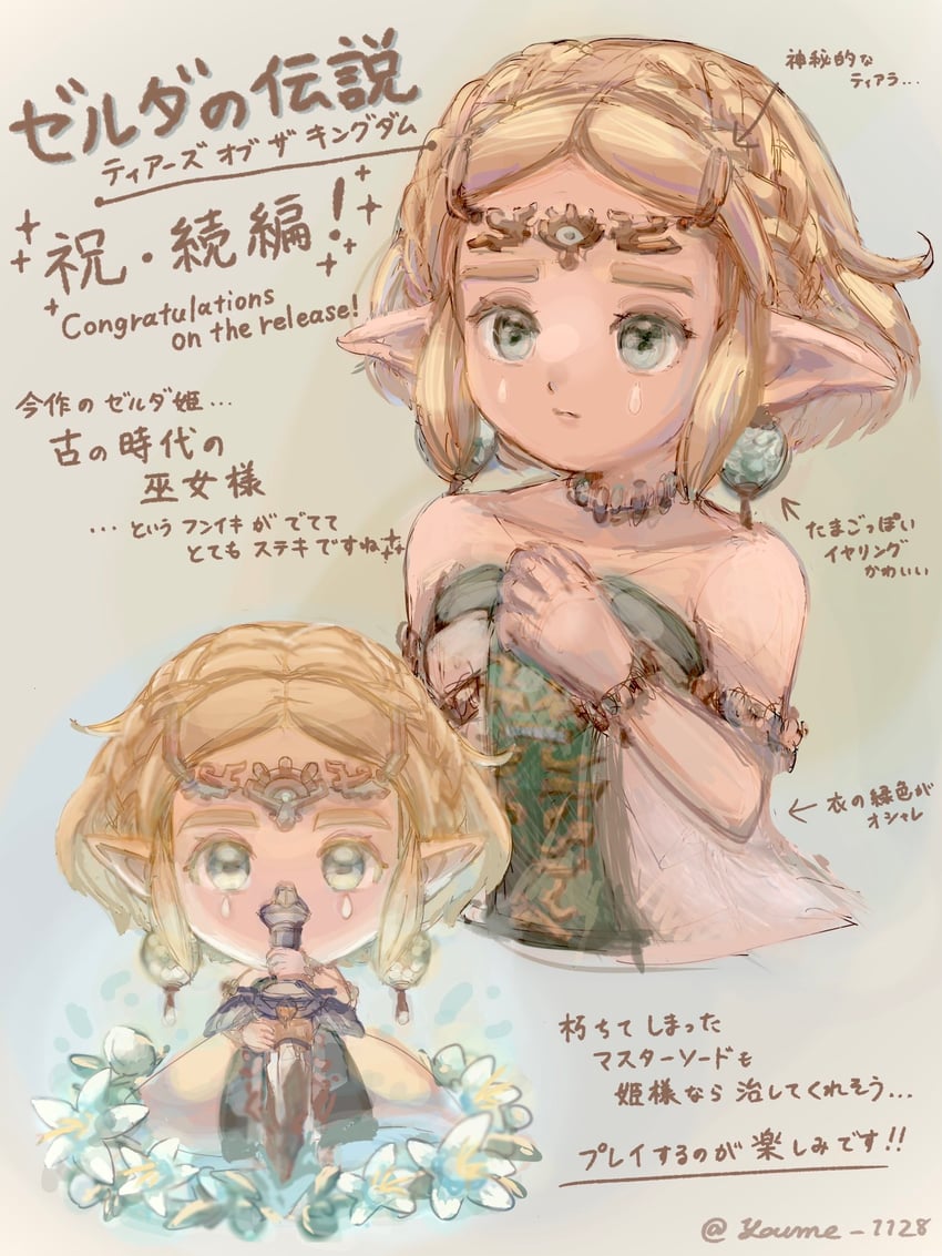 princess zelda (the legend of zelda and 1 more) drawn by suruga_kanade