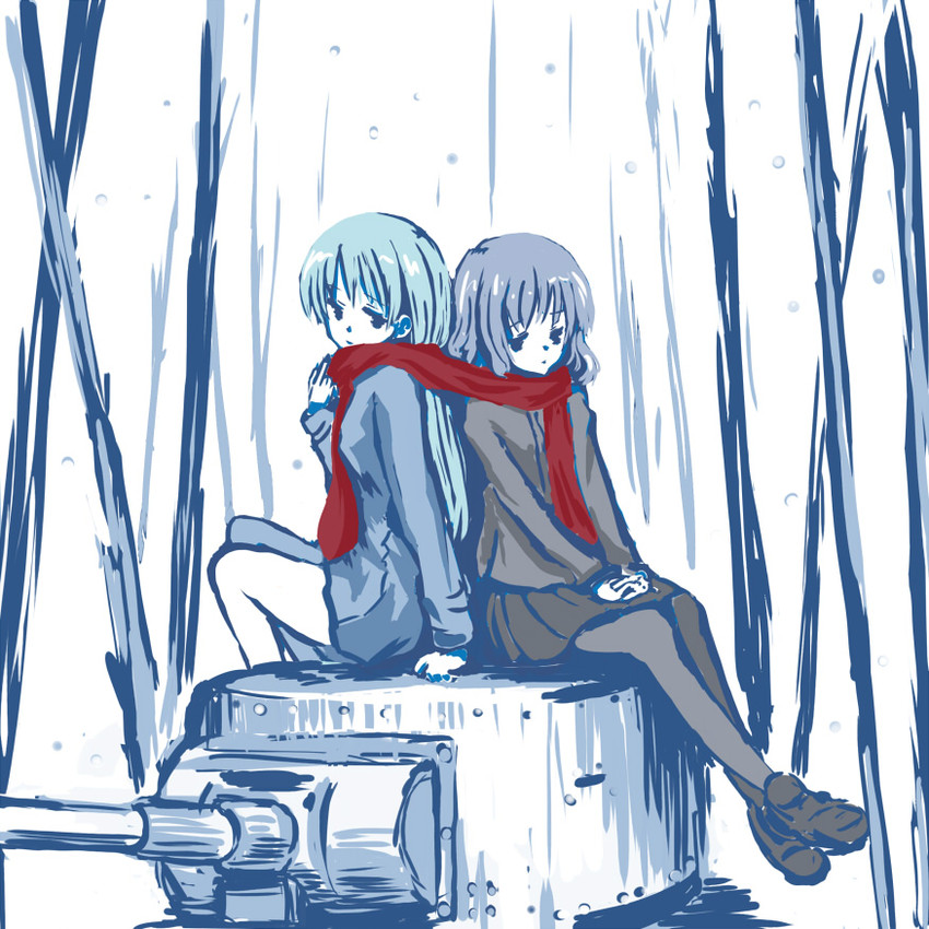 sanya v. litvyak and eila ilmatar juutilainen (world witches series and 1 more) drawn by qnc10