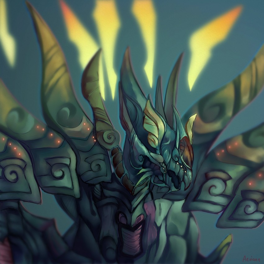 telethia (xenoblade chronicles and 1 more) drawn by aevi
