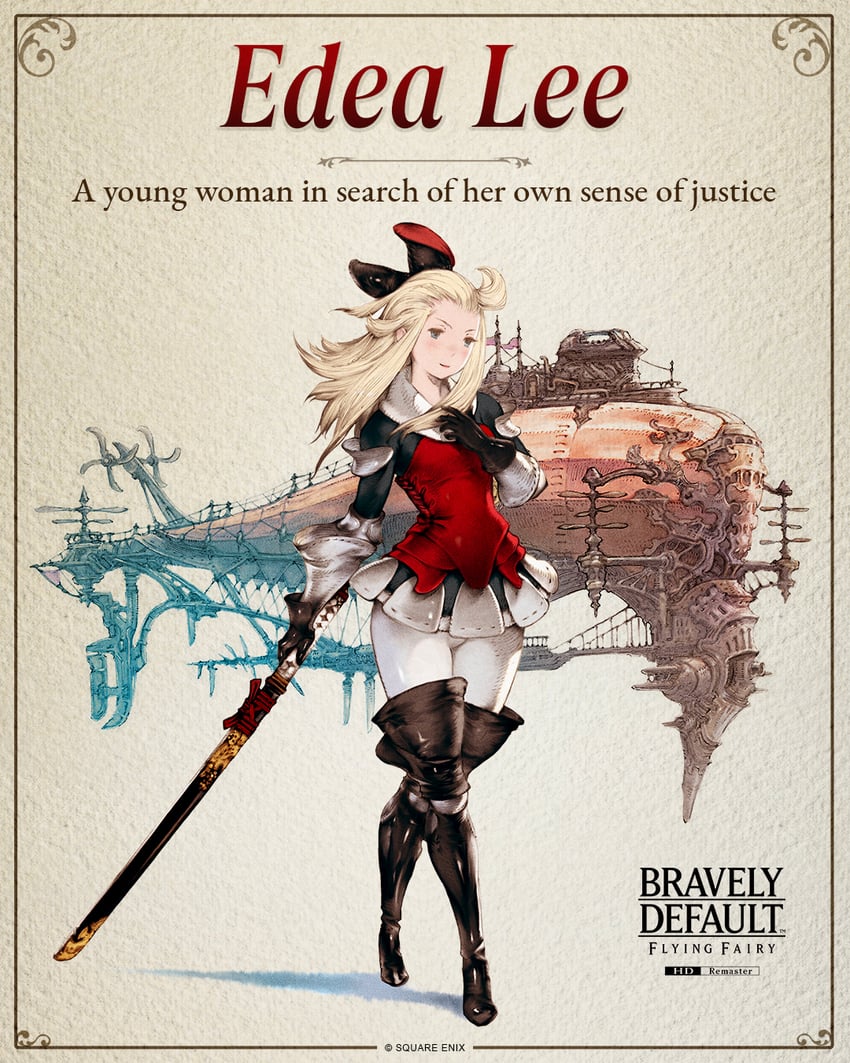 edea lee (square enix and 2 more) drawn by yoshida_akihiko