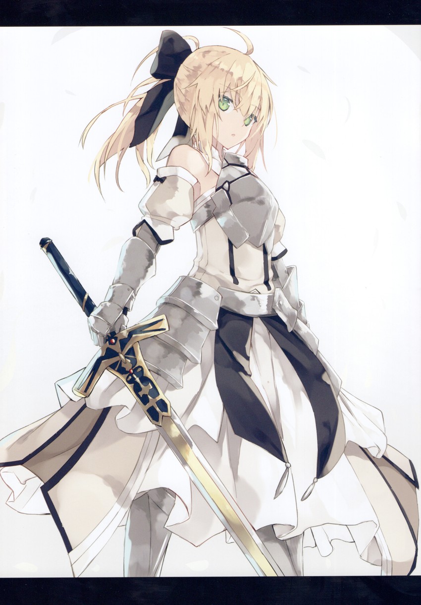 artoria pendragon and saber lily (fate and 1 more) drawn by nagishiro_mito