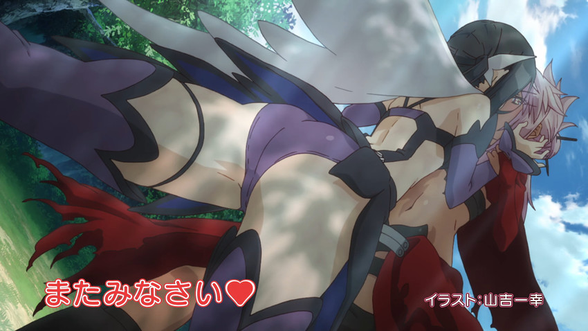 chloe von einzbern and miyu edelfelt (fate and 1 more) drawn by yamayoshi_kazuyuki