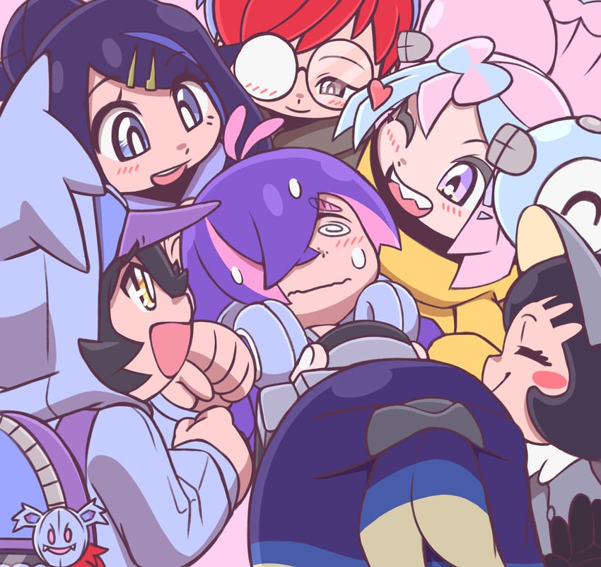 iono, liko, penny, magnemite, poppy, and 3 more (pokemon and 2 more) drawn by icydirtball