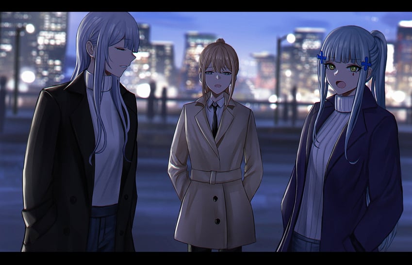 hk416, ak-12, and scar-h (girls' frontline) drawn by selcky