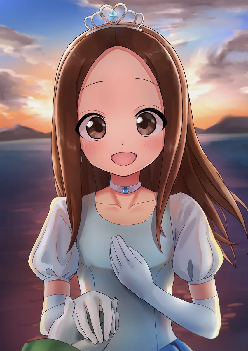 takagi-san and nishikata (karakai jouzu no takagi-san) drawn by mimi_(mimi_ganbaruzo)