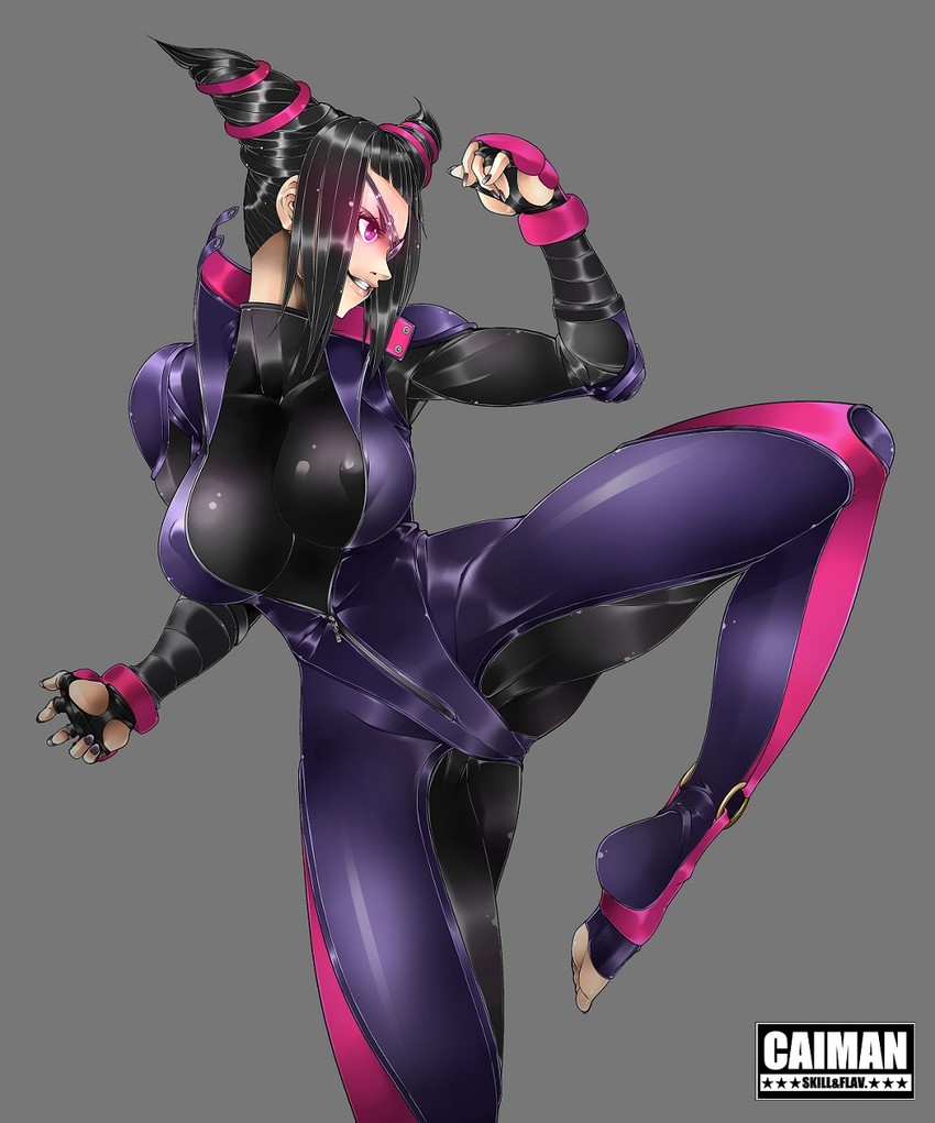 han juri (street fighter and 1 more) drawn by cai-man