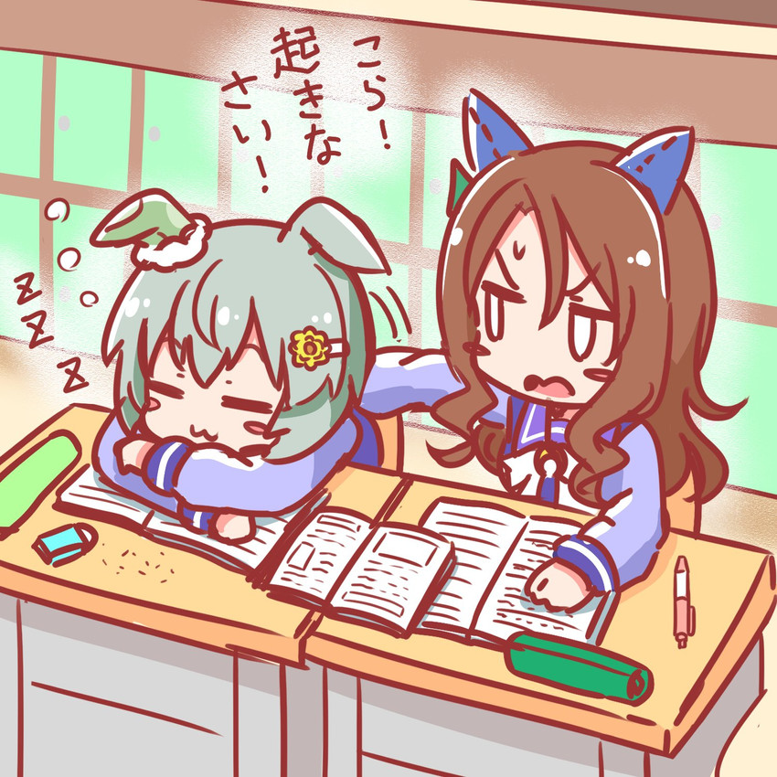 king halo and seiun sky (umamusume) drawn by kyou_(fr39)