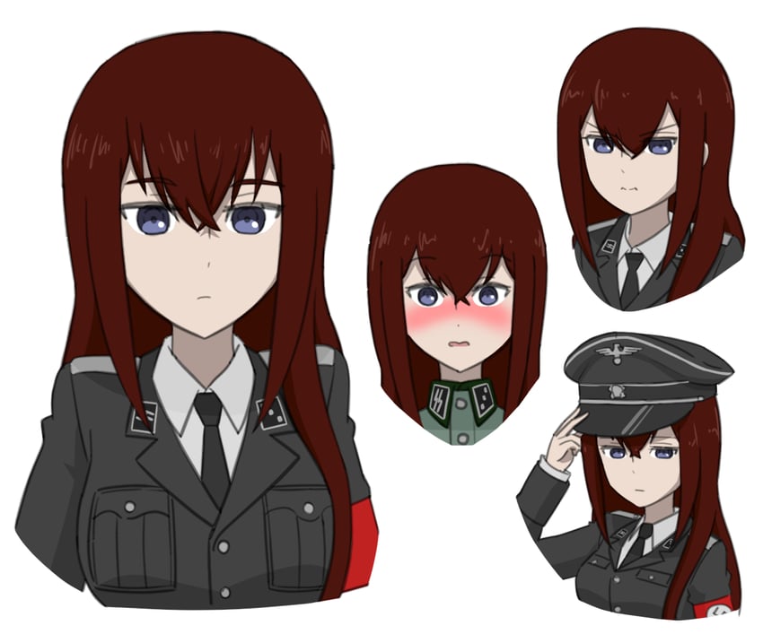 makise kurisu (steins;gate) drawn by black_cat03