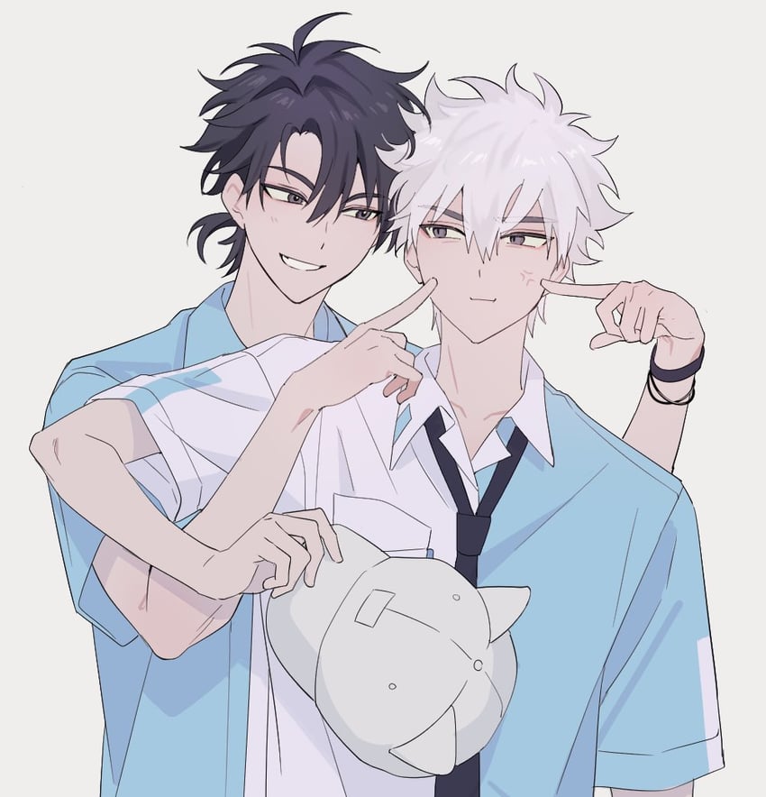 cheng xiaoshi and lu guang (shiguang dailiren) drawn by kyokutsuki