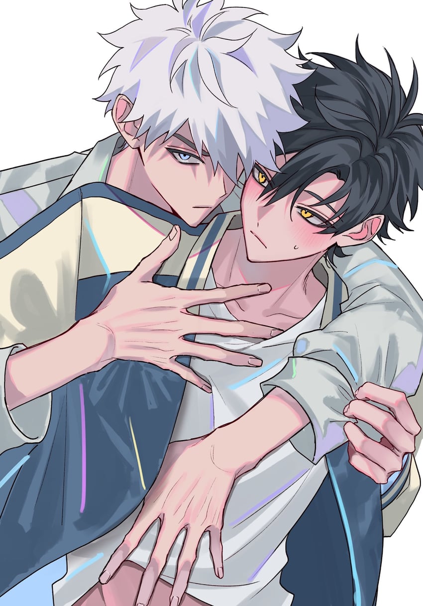 cheng xiaoshi and lu guang (shiguang dailiren) drawn by t_ei_to