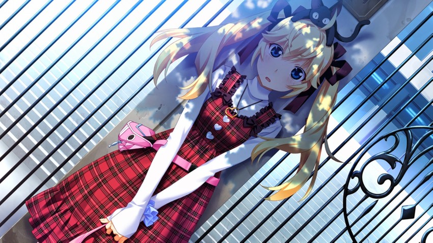 matsushima michiru and nyanmel (grisaia and 1 more) drawn by fumio_(ura_fmo)