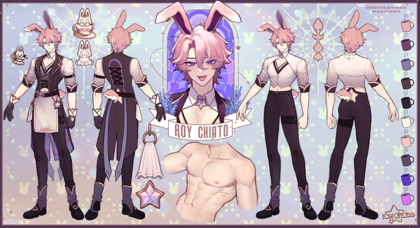 roy chiato (indie virtual youtuber) drawn by kalteglia